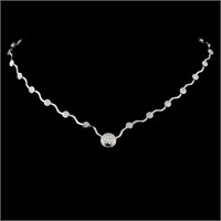 0.96ctw Diamond Necklace in 14K Gold