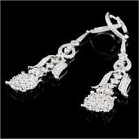 1.67ctw Diamond Earrings in 14K White Gold