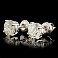 1.42ctw Diamond Earrings in 14K Gold
