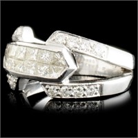 18K Gold Ring with 1.52ctw Diamonds