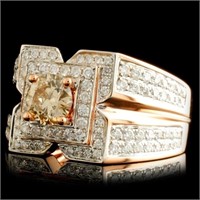18K Gold Ring with 1.62ctw Diamonds