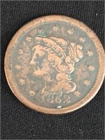 1852 Large Cent as found look at pictures