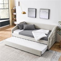 $409 - HomSof Twin Size Daybed with Trundle Bed