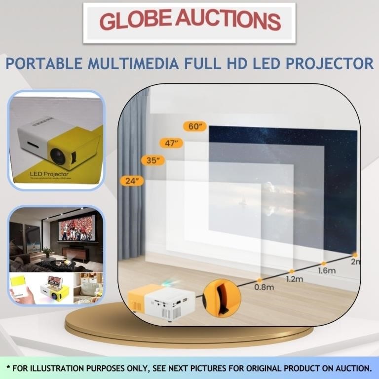 PORTABLE MULTIMEDIA FULL HD LED PROJECTOR