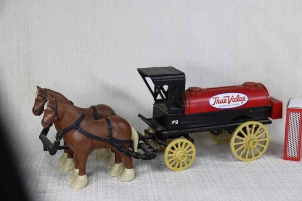 Money Box - Cast Iron Horse and Wagon