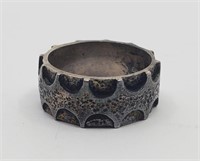 Lupp, Modernist Sterling Silver Ring