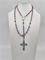 Antique Saphiret Beads Rosary