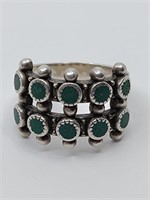 Navajo Sterling Silver Turquoise Ring