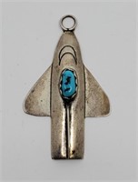 Fred Guerro, Navajo Sterling Silver Flying Ship
