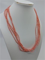 Kranz & Ziegler, STORY, Pink Coral Beads Necklace