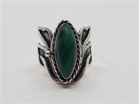 Vintage Modernist Sterling Silver Poison Ring set