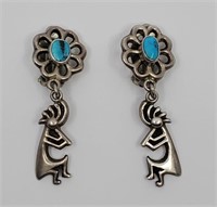 Alvin Thompson, Navajo Sterling Silver Kokopelli