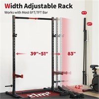 $235 - FLYBIRD Squat Rack with Pull-Up Bar