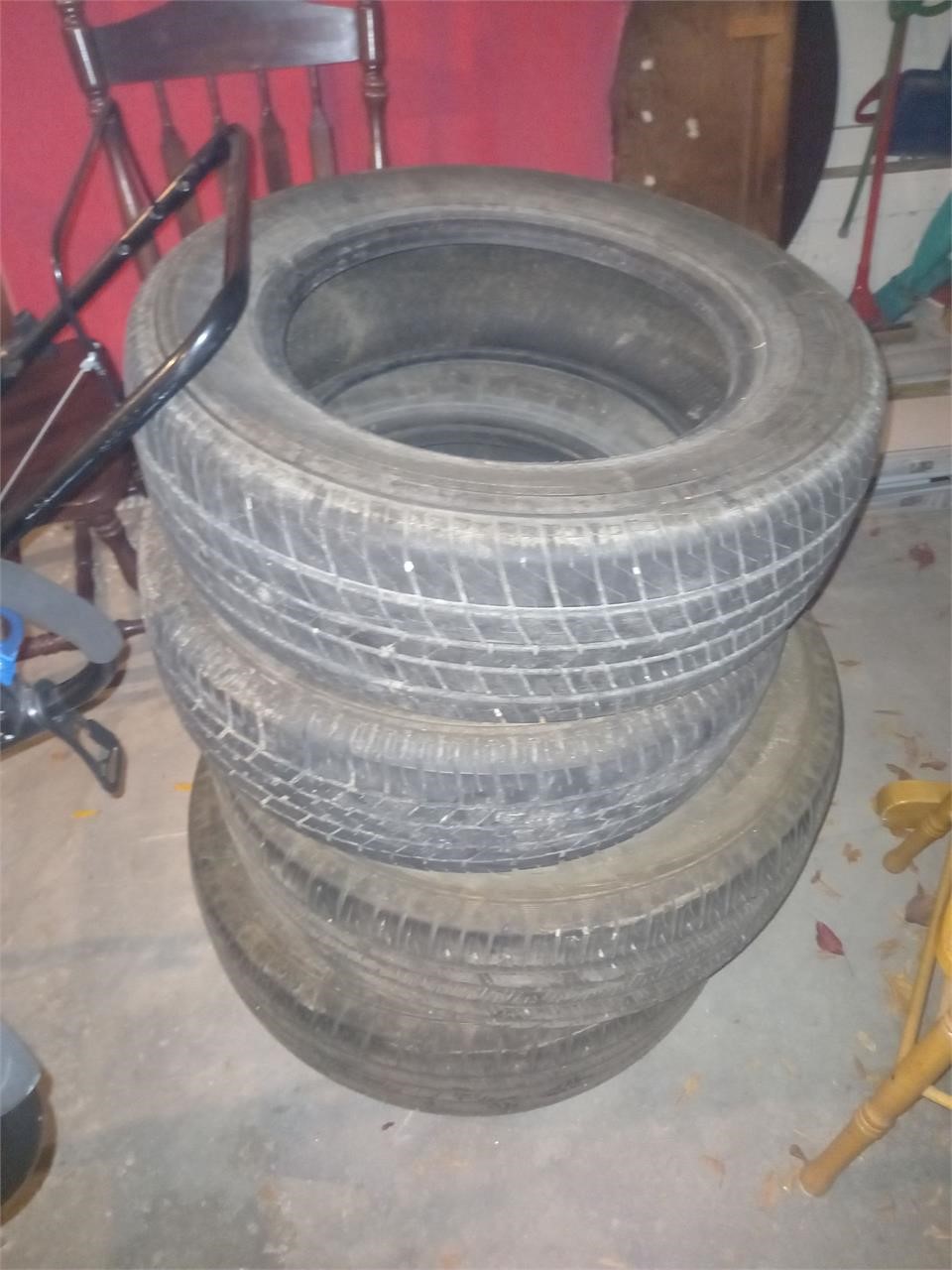 Set of four tires