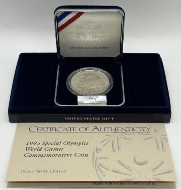 1995-P Special Olympics World Games Silver Dollar
