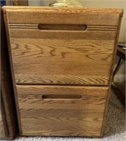 Oak Filing Cabinet