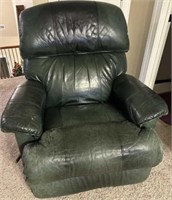 Green Leather Recliner