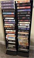 VCR Tapes and Stands