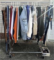 Men’s Clothing and Clothing Rack