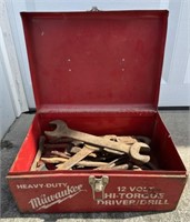 Milwaukee Tool Box w/Vintage Tools & Misc