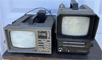 (2) 5in Portable TVs - AC/DC/Battery
