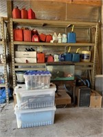 Contents of Shelving, Aquarium and Supplies