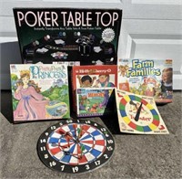 Poker Table and Vintage Games