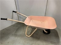 Metal toy wheelbarrow