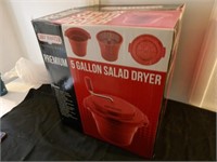 New 5 Gallon Salad Dryer
