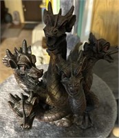 Dragon incense burner,smoke comes out of dragons h