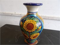 Talavera Pottery Hand Painted Vase 2ft
