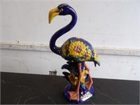 Mexican Talavera Flamingo Bird Pottery  2ft