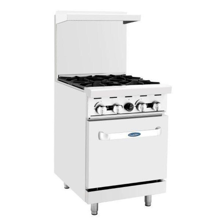 New  4B 24" NG Range/Oven Working