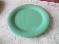 Bid X 10: Green 10.5" Dinner Plates New