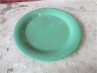 Bid X 9: Green 10.5" Dinner Plates New