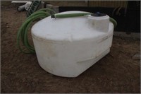 Poly Tank, Approx 425Gal w/ 10Ft Suction Hose & 35