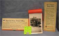 Group of automotive collectibles