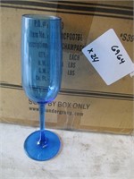 Bid X 24 : Champagne Glasses Blue New in Box
