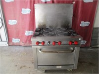 Vulcan 6 Burner Range with oven Gas