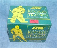 Score hockey rookie and traded sealed card set