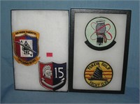 Group of 4 Vietnam veterans embroidered patches