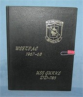 Original Vietnam USS Gurke DD783 officer's and cre