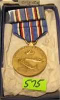 WWII Amer. campaign medal, ribbon & bar set