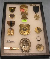 Collection of American Legion badges and more