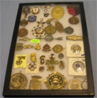 Early medals, badges, pins, awards and more