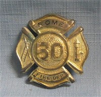 Early Rome F.D. fire badge