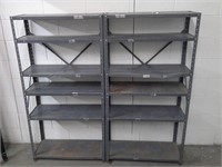 3 - 30" wide light shelves