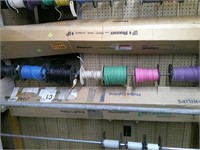 7 partial spools 10awg stranded wire