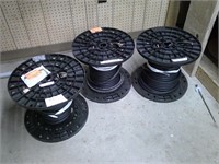 3 partial spools 10awg soow wire