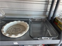 Pyrex Dish, Pie Plate U231